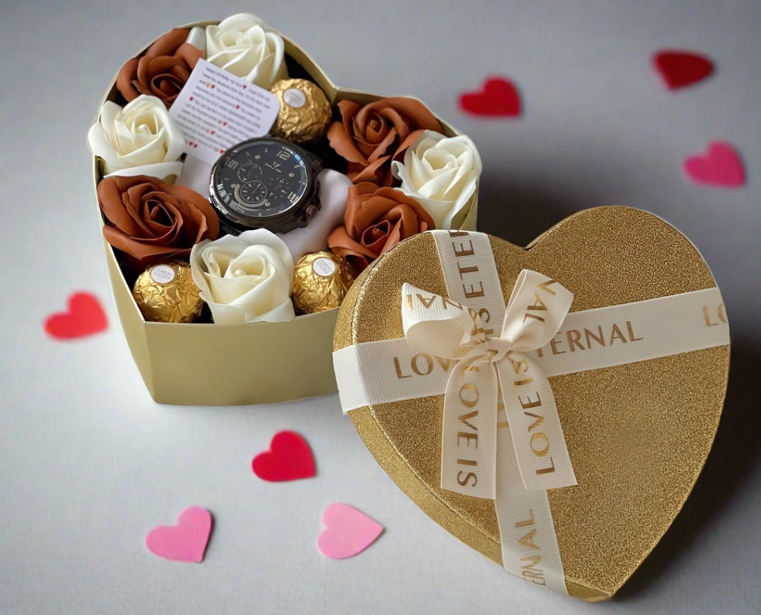 Sweetheart Treat Box With Watch - EWSELLS