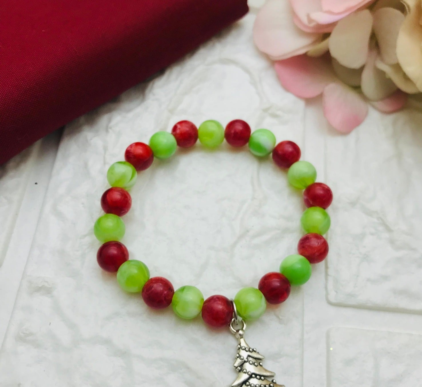 Christmas Tree Charm Bracelet - EWSELLS