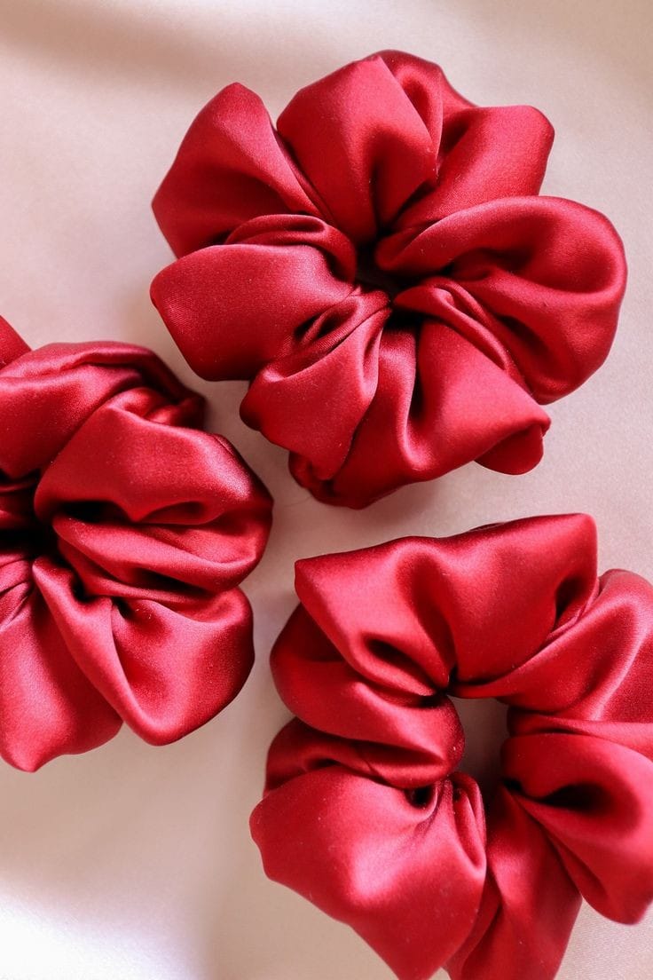 Floral Bloom Handcrafted Scrunchie 2 - EWSELLS